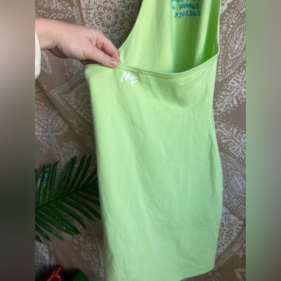 SALE Revolve X Mayfair Group Green Halter Mini Dress Humans since forever M/L - Picture 5 of 7